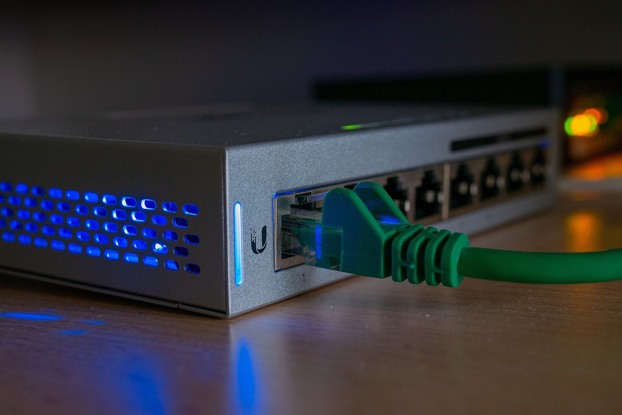 Netzwerk-Switch mit aktivem Anschluss